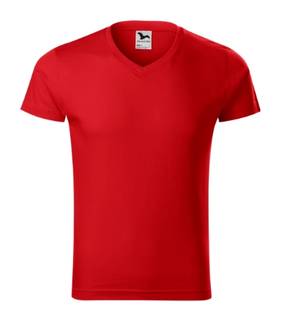 Slim Fit V-neck póló férfi